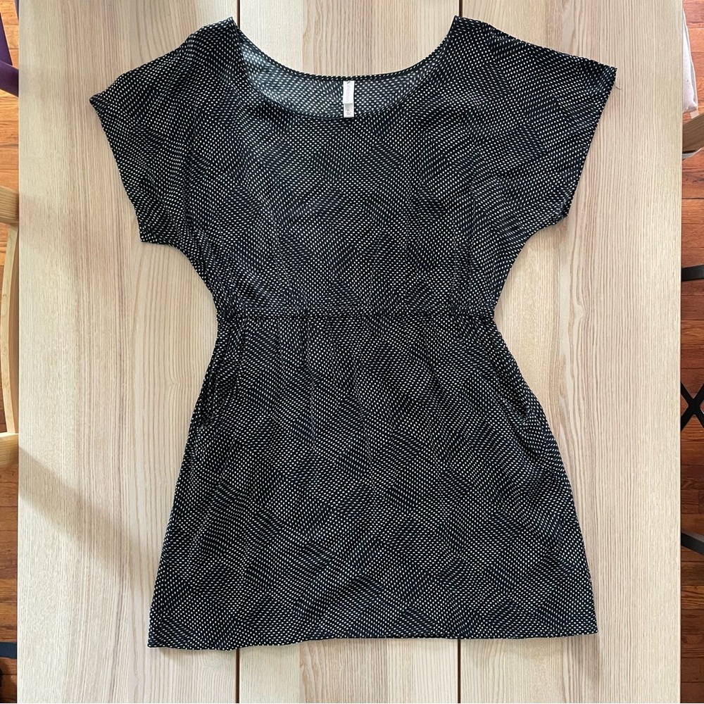Mini Sundress Lot of 2 Mossimo & Xhilaration XL Aqua Blue Black White - Picture 6 of 16